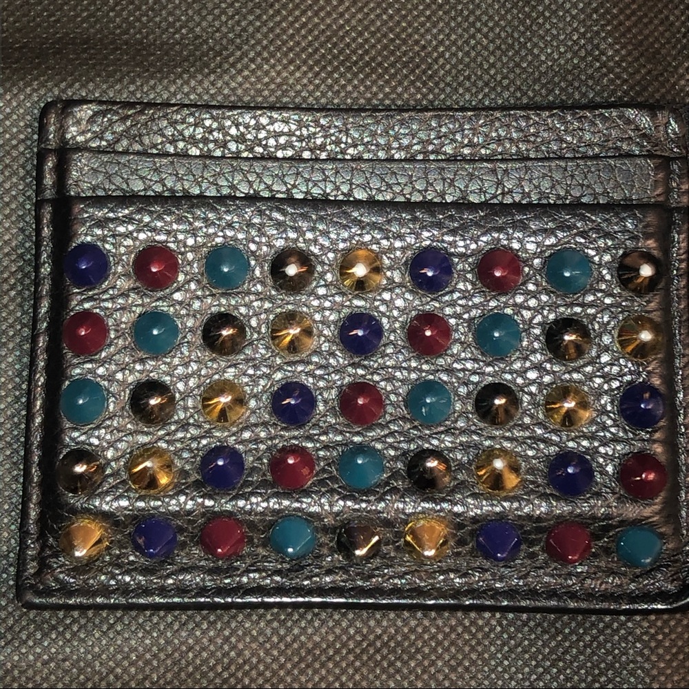 Christian louboutin card holder/wallet (used mint)original price $247.00